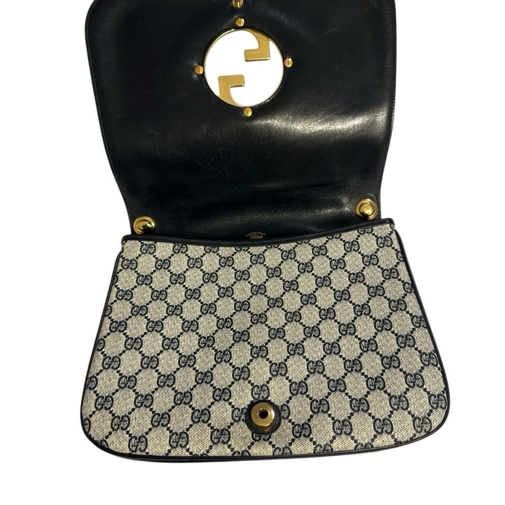 Gucci Black and Beige Blondie Shoulder Bag - Picture 3 of 12